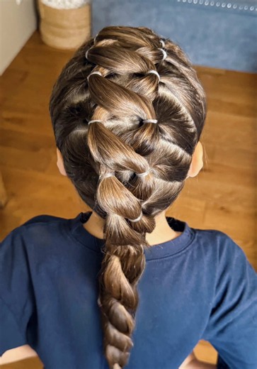 This twisted braid look is EVERYTHING 💫 Soft flowing twists, crossed sections, and major princess energy 👸✨ Your little girl will feel like the star of the show 💖#hairtutorials #kidshairstyles #braidedhair #easyhairstyles #hairhacks