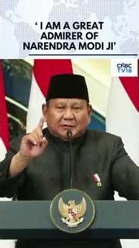 I Copied Many Of His Policies: Indonesian President Prabowo Subianto Praises PM Modi | N18G