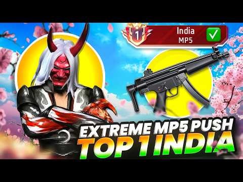 Pushing Top 1 Title In Mp5 | Free Fire Solo Rank Pushing With Tips And Tricks | Ep-2