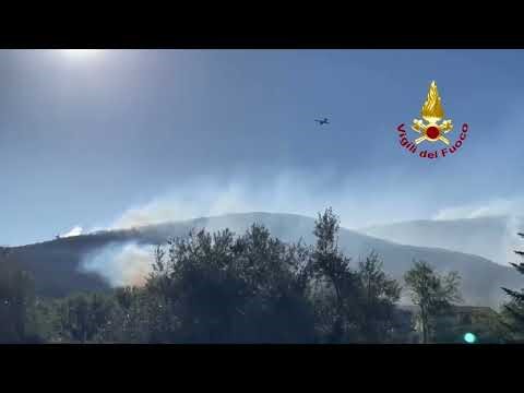 Large forest fire in Tuscany forces evacuation of thousands