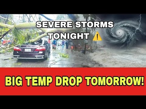 US Weather Alert: Severe Storms Tonight & Major Weather Shift Tomorrow!