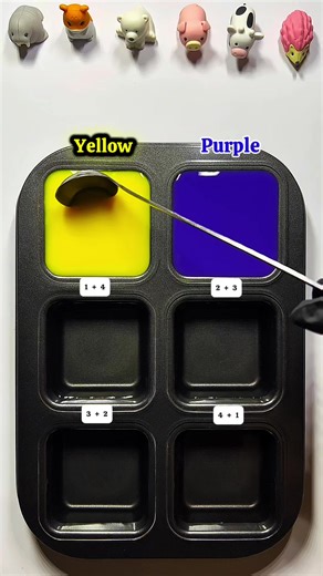 Discovering New Colors: Mixing Yellow and Purple