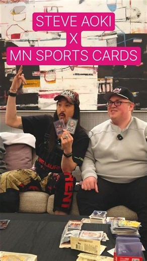 Steve Aoki collabs w/ MN Sports Cards | Minneapolis, MN 17OCT2026 #sportscards #steveaoki #viral