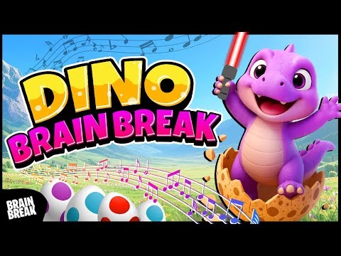 Going on a Dino Hunt Just Dance | Dinosaur Brain Break Party | Freeze Dance