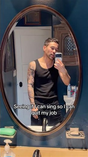 Max joking about giving singing a shot