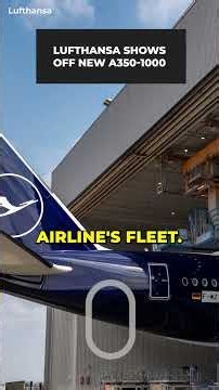 Lufthansa’s 1st A350-1000 Unveiled (With Striking 100 Years Livery!) #shorts