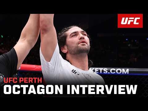 Wes Schultz Octagon Interview | UFC Perth