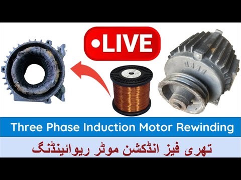 Thefixers260 was live! 2 HP Three Phase Induction Motor Rewinding