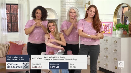 You are watching Doll 10 Beauty on QVC®. Shop the show, here: https://qvc.co/qvcshopnowjanuary2026 | Amy Stran QVC