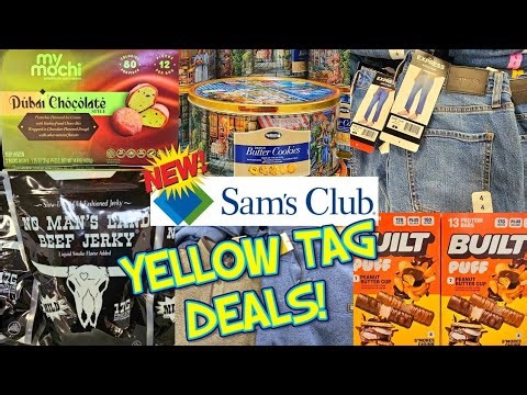 Must-See Sam’s Club Instant Savings! Yellow Tag Food & Clothing Deals 💰
