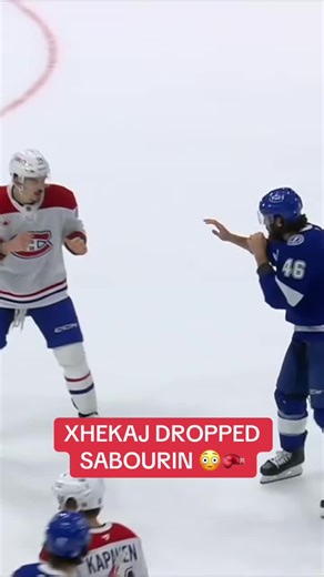 Xhekaj Dominates in NHL Fight Against Sabourin
