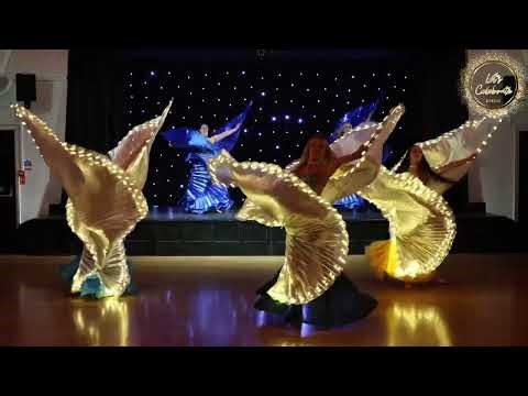 LED Wings Belly Dance Performance | Oriental Show