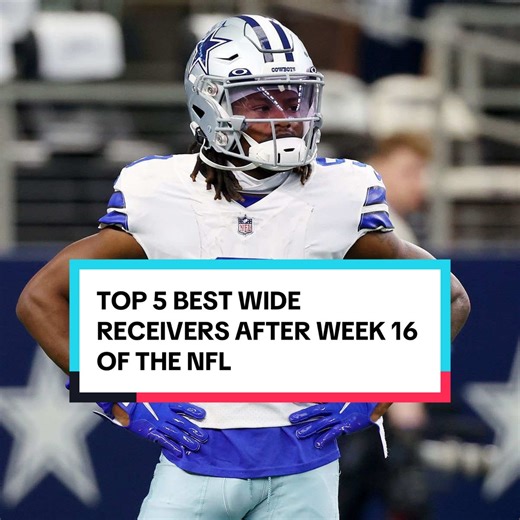 Top 5 NFL Wide Receivers After Week 16 Rankings