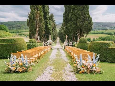 A Tuscan Garden Wedding at Borgo Stomennano - Taylor & David’s Elegant Italian Celebration