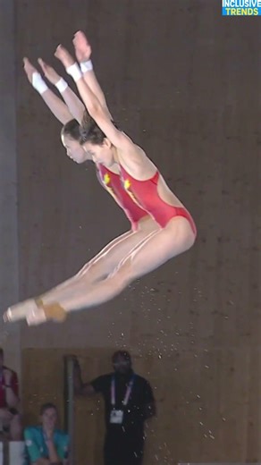 No Splash ×2 😱💎 | Best Synchro Dive EVER