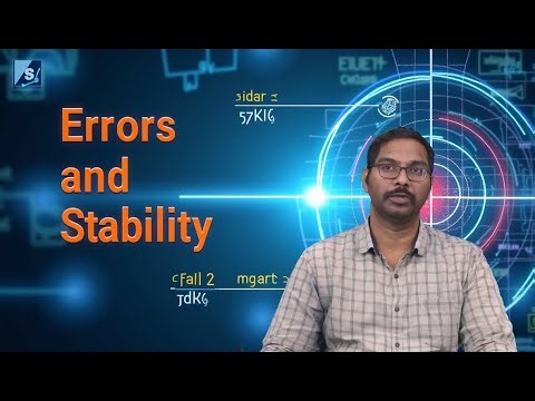 Errors and Stability by Dr. Juluru Sandeep