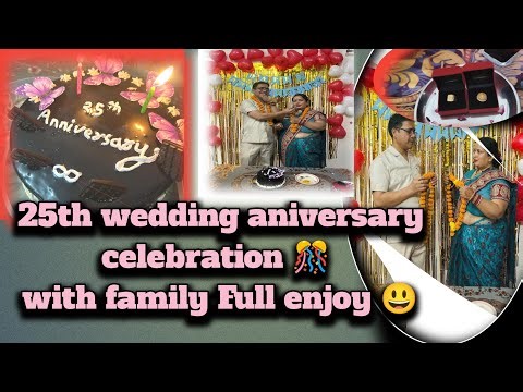 25th wedding anniversary celebration 🎊 surprise gift for ideas 🤗//emotional 🥺//