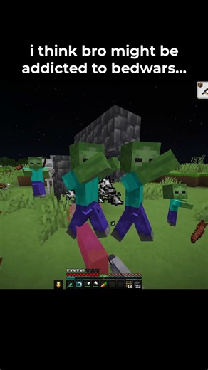 Minecraft Bedwars Moment
