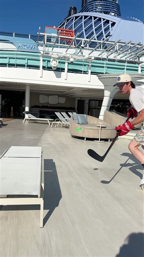 Dangling on a cruise ship ?!😱🏒