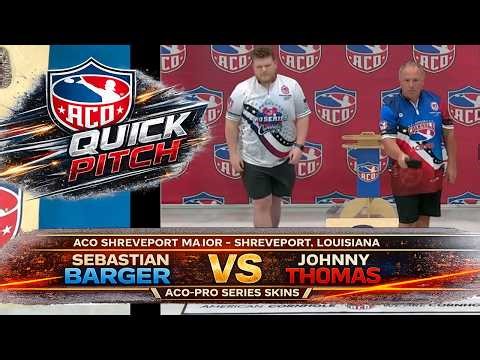 ACO King Barger vs Johnny Thomas | ACO-PRO Skins – Shreveport Quick Pitch