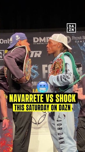 Shock wanted Navarrete to take his glasses off during the face-off! 😅