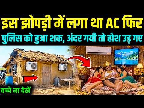 इस झोपड़ी में लगा था AC फिर पुलिस को हुआ शक अंदर गयी तो होश उड़ गए | True History