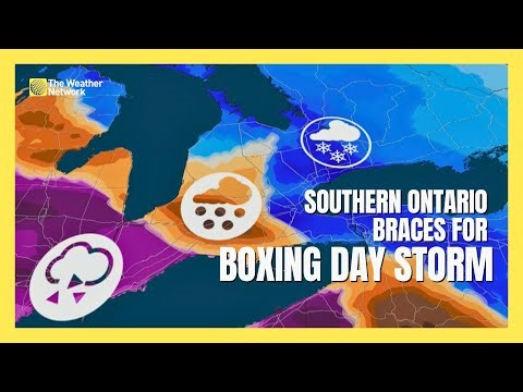 Southern Ontario Braces for Boxing Day Storm With Snow, Freezing Rain, and Ice | #forecast