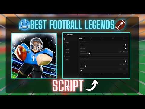 [BEST🥶] FOOTBALL LEGENDS SCRIPT | QB Aimbot, Magnets 🧲, Speed Changer, & More! |