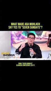 #AgaMuhlach talks about why "Seven Sundays" was the perfect comeback movie!