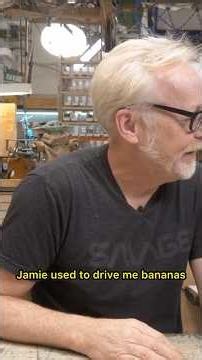 An Unintended Life Lesson #AdamSavage Learned on #MythBusters from Jamie