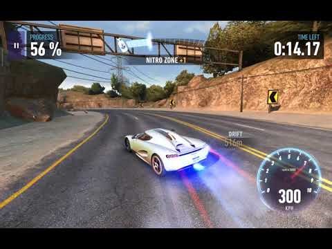 nfs no limits gameplay Koenigsegg CC 850 day 2 event 4