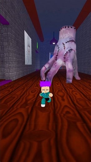 Thanos escape WEDNESDAY POLICE FAMILY PRISON RUN #roblox #shorts