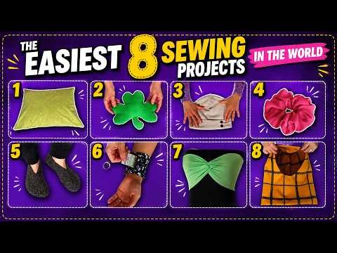 Thanks to the World's Easiest 8 Sewing Projects, Let There Be No One Left Who Can't Sew!