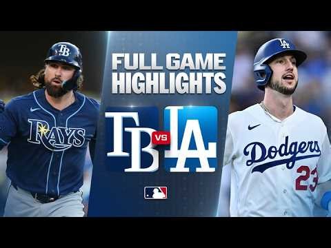 RAYS vs. DODGERS Game Highlights (6/15/26) | MLB Highlights