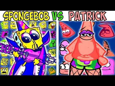 ALL SPONGEBOB VS PATRICK TEST | FNF Character Test | Gameplay VS Playground