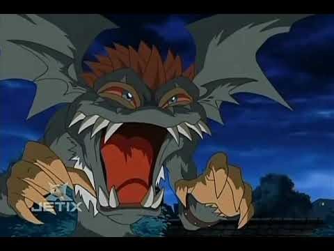 Digimon Data Squad but only when Vilemon speaks (English dub)