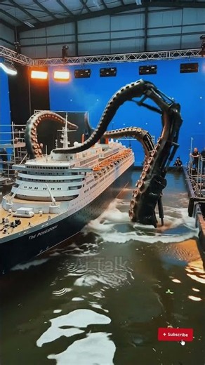 How Hollywood Filmed a Giant Kraken Attacking a Cruise Ship 🐙🚢🔥 | Behind the Scenes #behindthescenes