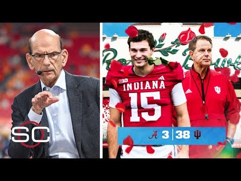 ESPN reacts to Indiana DESTROY Alabama 38-2, hand Tide the worst postseason loss in program history