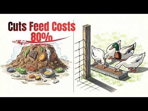 MOST PEOPLE Waste Summer Kitchen Scraps: Soldier Fly + Duck System Cuts Feed Costs 80%