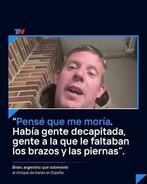 "SI HUBIERA ESTADO UN VAGÓN MÁS ADELANTE, NO ESTARÍAMOS CONVERSANDO EN ESTE MOMENTO"