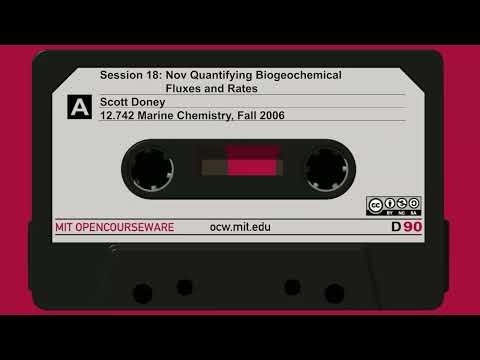 Session 18: Nov Quantifying Biogeochemical Fluxes and Rates