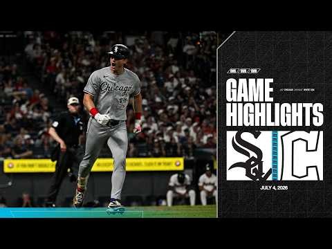 HIGHLIGHTS: Colson Montgomery CRUSHES Home Run No. 22 in Victory Over Cleveland (7.4.26)