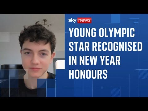 Olympic gold medallist Toby Roberts youngest person on New Year's Honours list