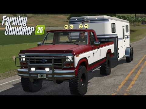 FS25 - 1983 Ford F-250 PICK-UP - NEW CAR MOD for Farming Simulator 2025 ROLEPLAY FS25 GAMEPLAY