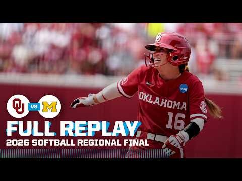 Oklahoma vs. Michigan: 2026 NCAA softball regional final | FULL REPLAY
