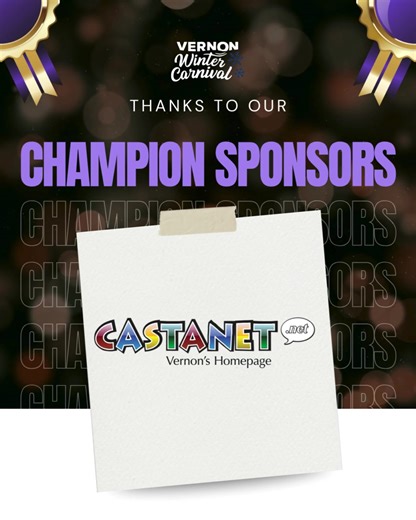 Castanet is the Okanagan's go-to online news source delivering local news, classifieds, weather and more across Kelowna, Penticton and Vernon. Thank you, Castanet, for helping residents and visitors stay in the know about everything happening at Carnival. . . . . #VernonWinterCarnival #WinterCarnival2026 #CanadaGoesForGold #TeamCarnival #CommunityPride #CallForEvents #VForVernon #ExploreVernon #Vernon #VernonBC #TourismVernon #BritishColumbia #Canada #Winter #Carnival #WinterCarnival #Festival #