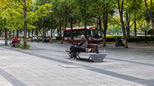 Residents enjoy a relaxed daily environment inside China’s contemporary green city