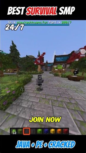 Minecraft SMP Server IP & Port! Join Now & Play 24/7! ⛏️🌍🎮