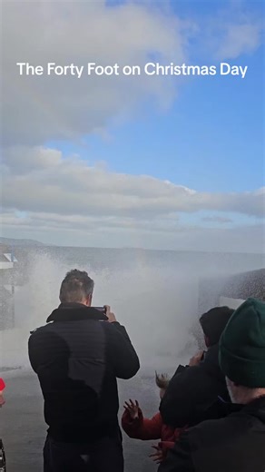 The Forty Foot on Christmas Day #Christmas #Dublin #ireland