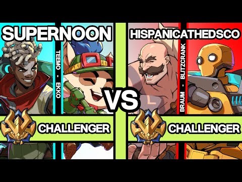 2XKO ▰ SUPERNOON (Teemo-Ekko) vs HISPANICATHEDSCO (Braum-Blitzcrank) ▰ 2XKO Pro Replays